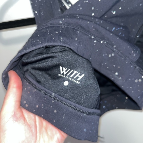 Wear It To Heart Cross Back Sports Bra WITH - Picture 6 of 6